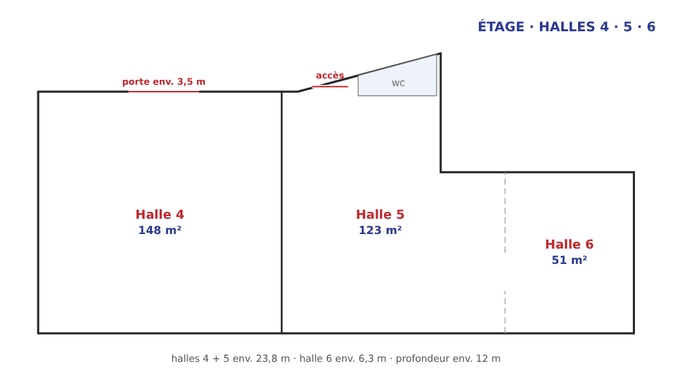 Office Valais – plan de l’étage (halles 4 à 6) Office Valais – plan de l’étage (halles 4 à 6)